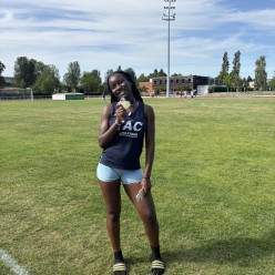 Championne régionale de triathlon